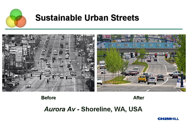 Aurora Ave by CH2M HILL - Complete Streets - Green Growth Terms